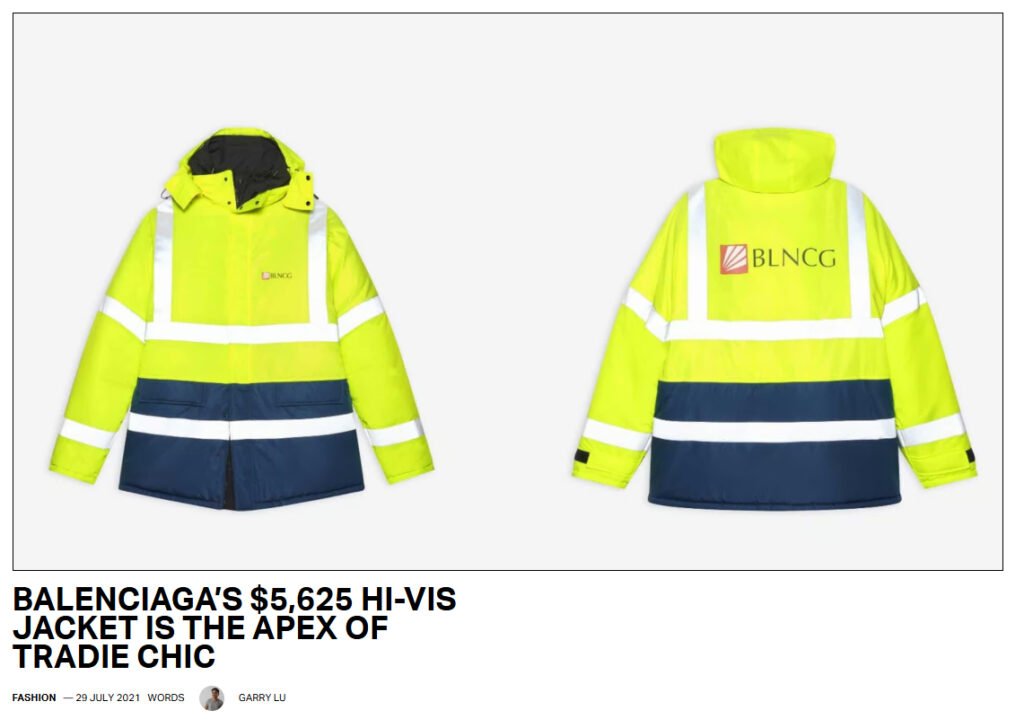 Chaleco reflectante Balenciaga