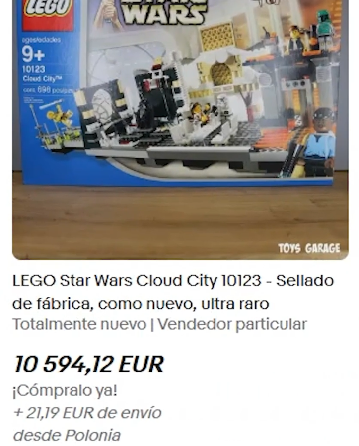 Lego star wars mas caro Cloud City