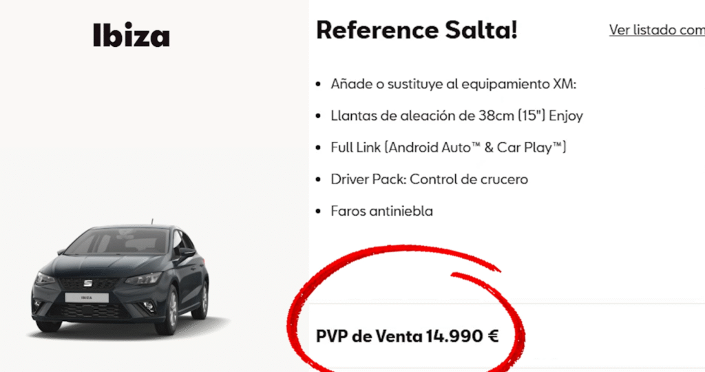 Seat Ibiza precio 2025