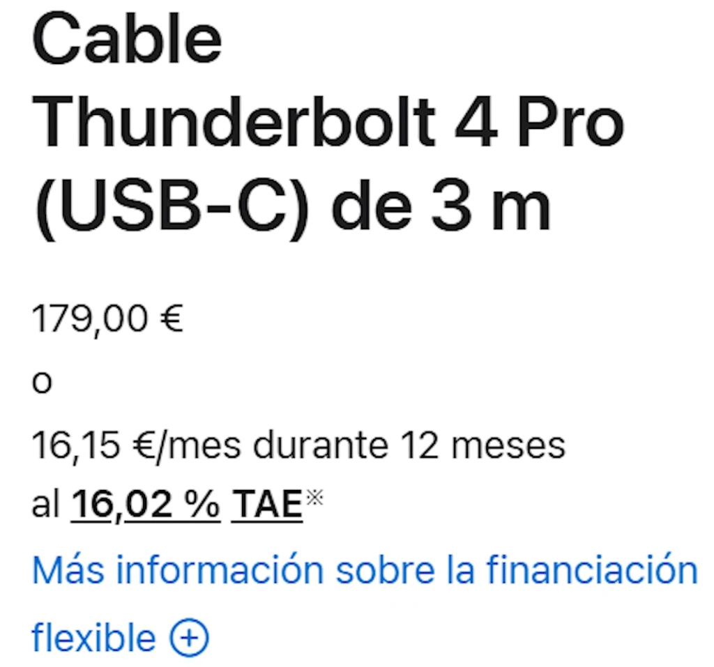 Preio de Apple expresado con dos innecesarios ceros
