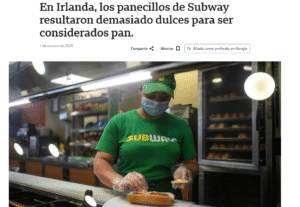 Subway azucar