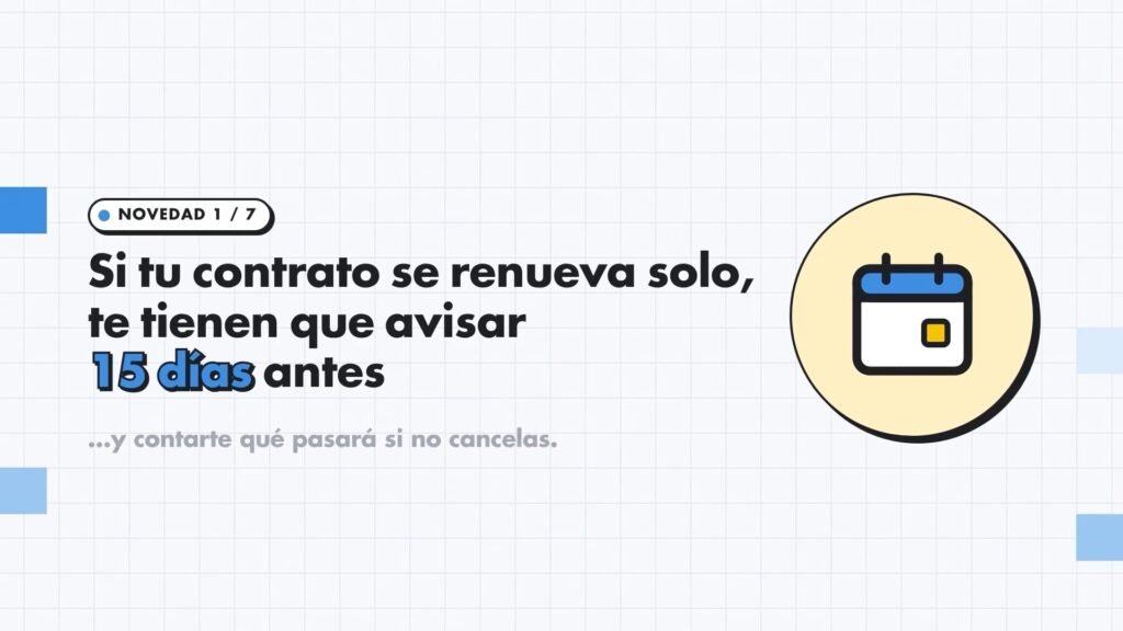 Nueva ley para darse de baja de una empresa: si tu contrato se renueva solo, te tienen que avisar 15 días antes