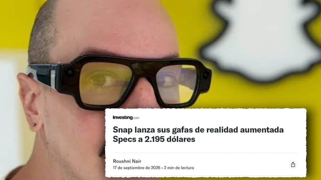 Noticia de Investing: Snap lanza sus gafas de realidad aumentada Specs a 2.195 dólares